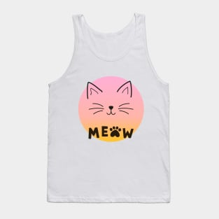 Meow cat Tank Top